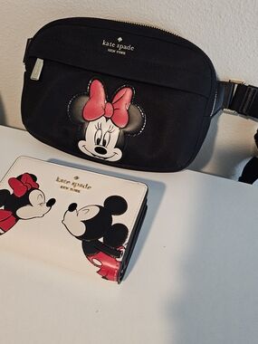 Disney X Kate Spade New York Minnie Belt Bag &  Wallet